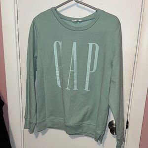 GAP Mint Green Logo Sweatshirt